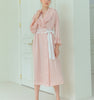 Women Sleepwear Princess Robes Pajamas.Lady Stain Stringy Selvedge