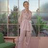 Women Sleepwear Princess Robes Pajamas.Lady Stain Stringy Selvedge