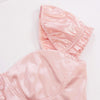 Women Summer Pink Camis Sexy Square Neck Vest Crop Croset Tops