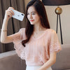 Women Tops and Blouses Summer Lace Blouse Shirt Fashion Women Blouses