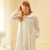 Women's Sleepwear Lolita Princess Robe Light Blue Flannel