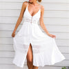 Flowy White Summer Dress