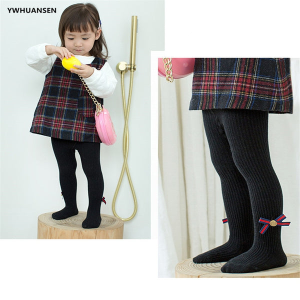 0 10 Yrs Children Spring Autumn Winter Bowknot Tights Cotton