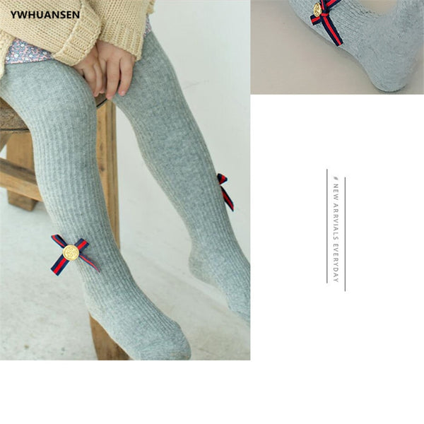 0 10 Yrs Children Spring Autumn Winter Bowknot Tights Cotton