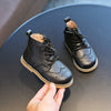 Kids Boots Lace up Zip Boys Martin Boots