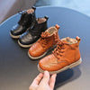 Kids Boots Lace up Zip Boys Martin Boots