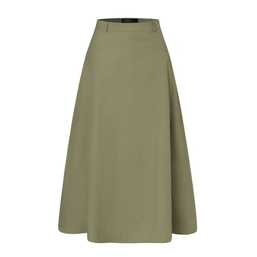 ZANZEA Patchwork Skirt Women 2021 Summer A line Midi Skirts Casual