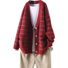 autumn and winter new products loose retro Plaid large edition long