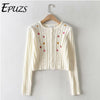 autumn knitted sweater women 2020 fashion slim print long sleeven O