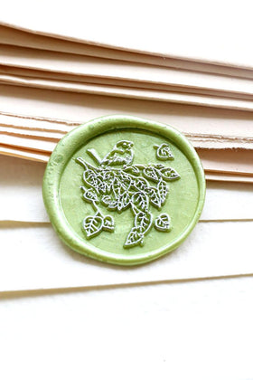 Bird on branch Wax Seal Stamp /wax seal Stamp kit