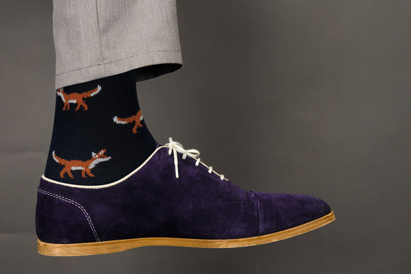 Sick Socks – Fox – Exotic Animals Casual Dress Socks