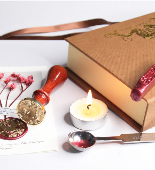 Mushroom and Crystal witchy wax Seal Stamp /witch wax seal stamp set