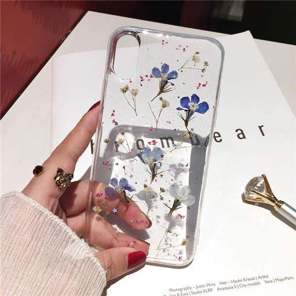 Pressed Dried Flowers iPhone Case