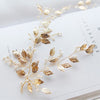 Delicate Gold Leaf Wedding Hair Accessories