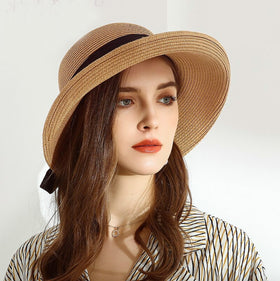 Summer Straw Sun Hats Wide Brim