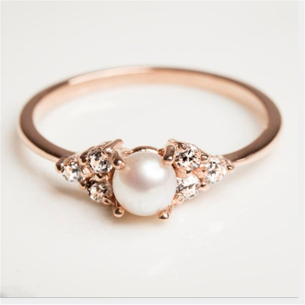 hot sale rose gold color rings for women wedding bands engagement