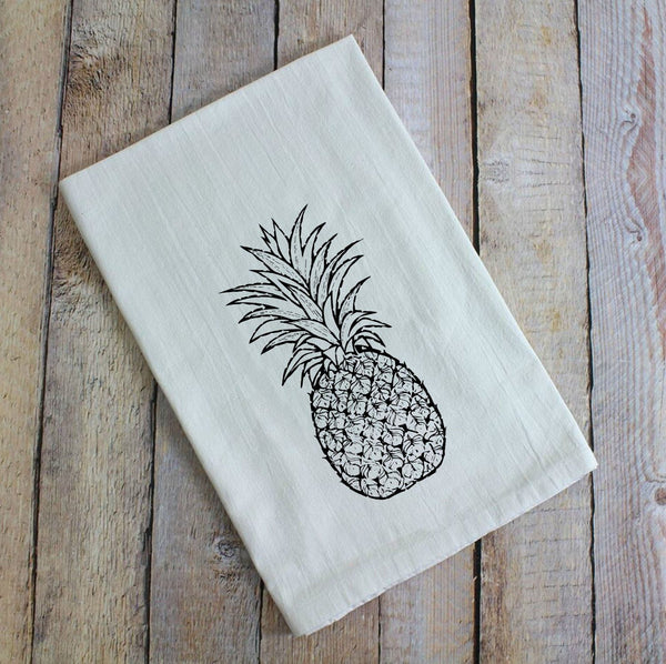 Pineapple Hospitality Flour Sack Tea Towel