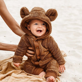 Brown Bear Baby Onesie