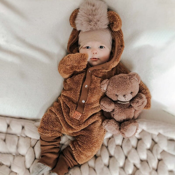 Brown Bear Baby Onesie