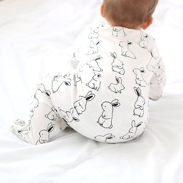 White Rabbit Cotton Baby Romper