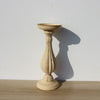 White Wooden Candlestick