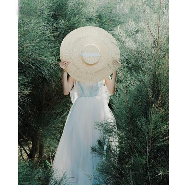 Sun Large Straw Hats Oversize Wide Brim